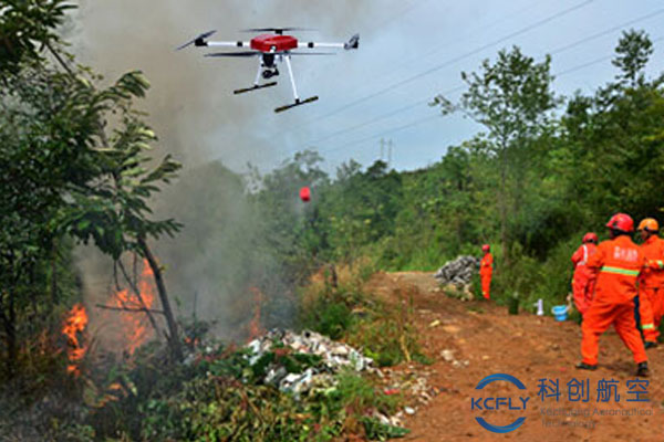 消防无人机森林防火应用中的功能特性